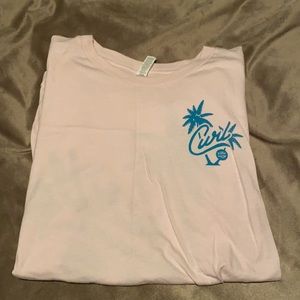 curl short sleeve t shirt